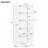 Tall Wood Bookcase Suite with Adjustable Shelves-185508745