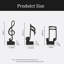 3 Pieces Music Note Sculptures For Home Decor Shelf Decor-473105614