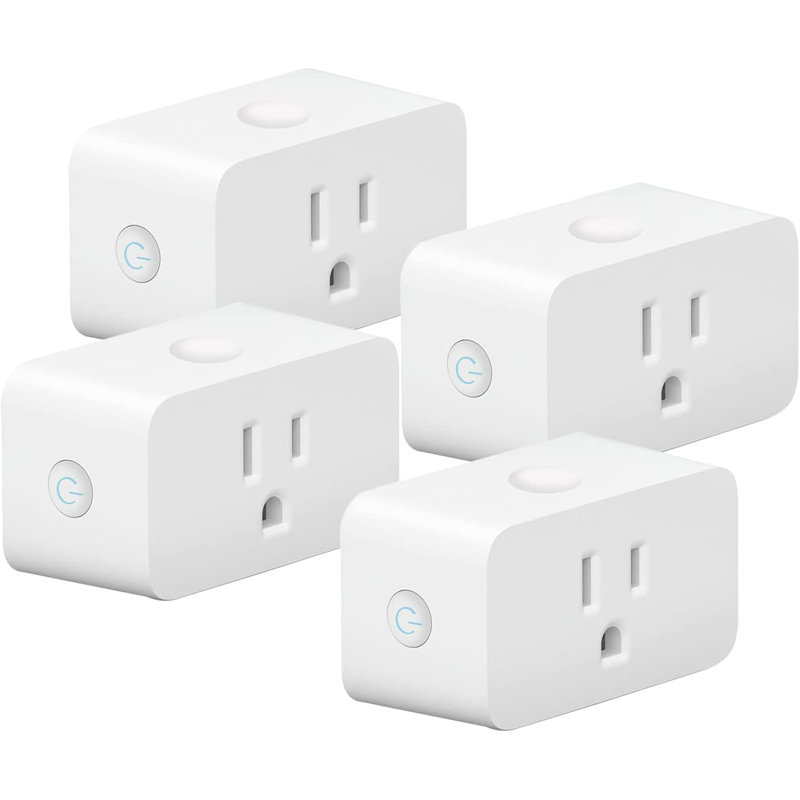 WBM Smart Wi-Fi Socket, Voice and App Controlled Plug with 15A Current Power, White