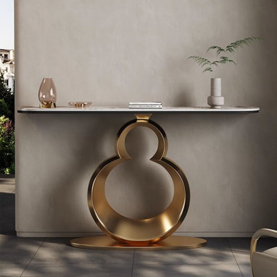 Console en pierre frittée de style italien