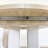 Expandable Oval Kitchen Dining Table, 59X43 Inch With Removable Leaf, Charm, White Finish, Seats Up To 6