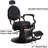 Heavy Duty Metal Vintage Barber Chair All Purpose Hydraulic Recline Salon Beauty Spa Chair Styling Equipment