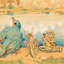 «Bird Cricket and Frog», reproduction sur toile tendue-25596903
