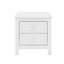 Lit plateforme et tables de chevet en bois-1341173542