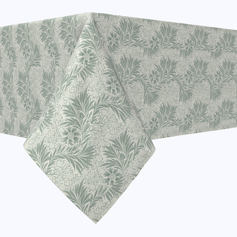 Rectangular Tablecloth, 100% Cotton, Floral 80, 84" x 52"