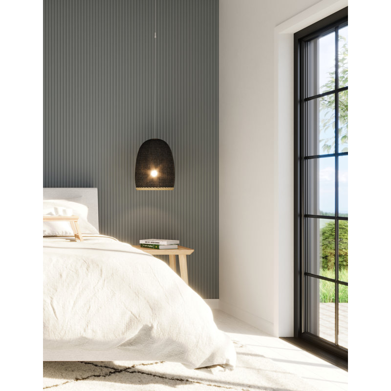 47.5" Unfinished White Fluted Hardwood Wall Panel Moulding