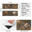 Carreaux de dosseret à peler et à coller de 12 feuilles, carreaux de dosseret en marbre pour la salle de bain (12 po x 3,93 po)-120842684