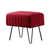 Similifourrure rouge bouffon sélectionné