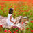 Brian Red/Cream/Green Tablecloth 90" - Round