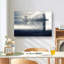 Croix et aile colombe, décoration murale sur toile, affiche moderne encadrée prête à accrocher-608750458