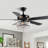 Elwer 52'' Ceiling Fan with Light Kit