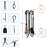 Everson Piece Iron Fireplace Tool Set-2034514891