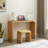 Carilla Wood 17.72" Dining Bench and Table Set