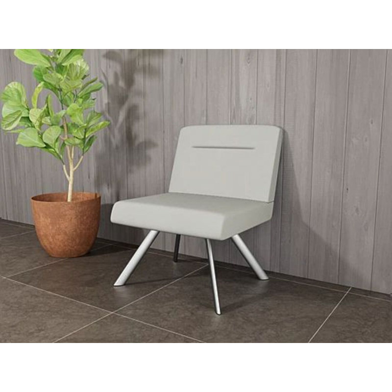 Fauteuil bistro avec accoudoirs Willow, Argent argent, Patriot Plus