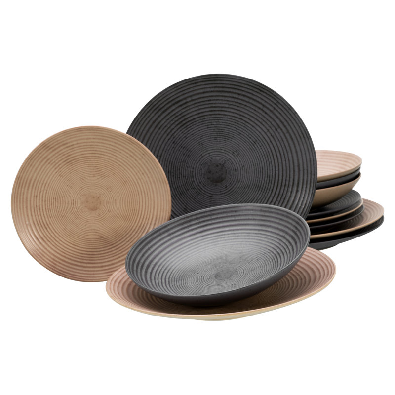 Catania Piece Stoneware Dinnerware Set - Service for 4
