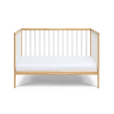 Deux Remi 3In1 Convertible Island Crib Natural/White