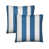 White/Blue Striped