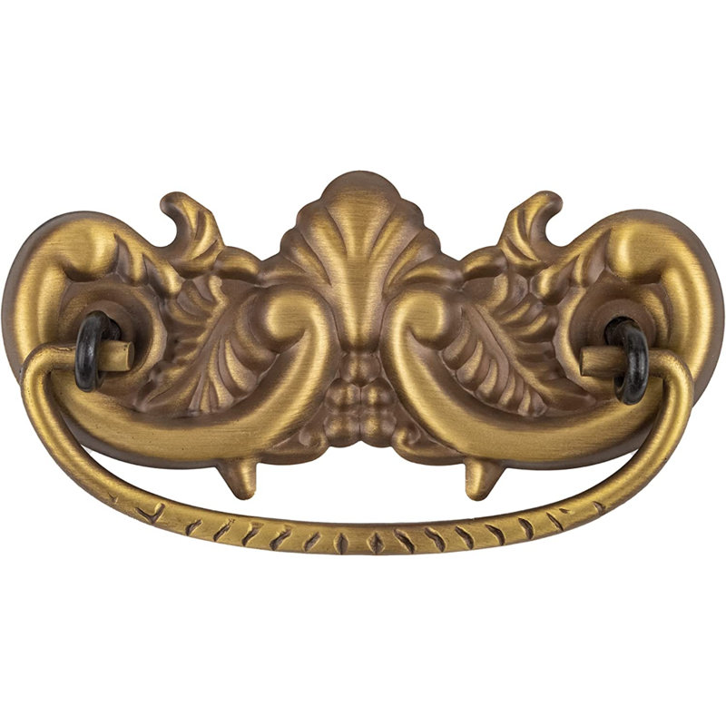 Poignée à tiroirs Victorian Era (entraxe: 3 po), Laiton antique