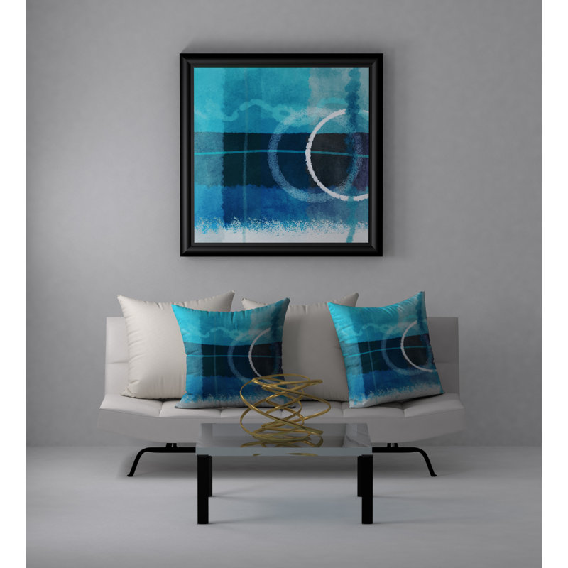 Coussin décoratif carrée dynamique incroyable, 20 po x 20 po