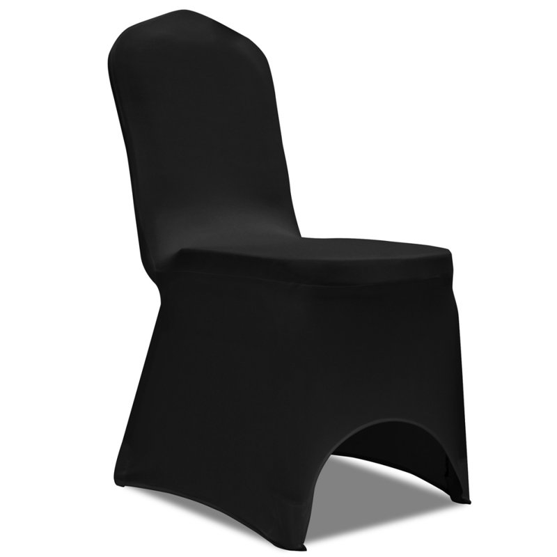 Housse pour chaise de salle à manger et coussin en T, Noir