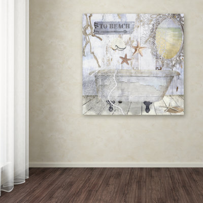 "Jadaya Beach House I" par Color Bakery, impression sur toile tendue