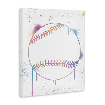 Graffiti Baseball Drip Canvas, design par Marcus Prime