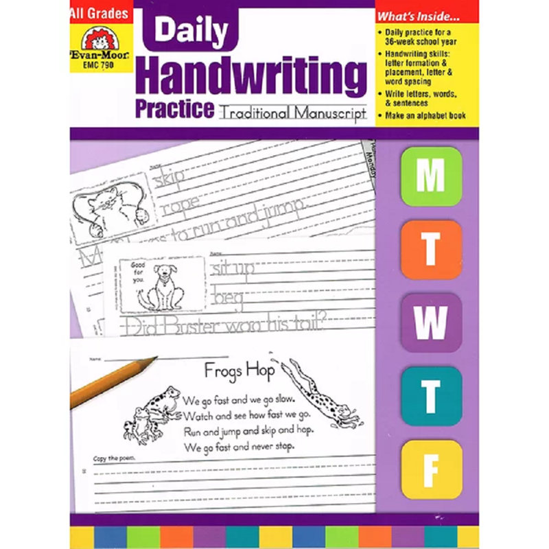 Daily Handwriting Trad Manuscript Book