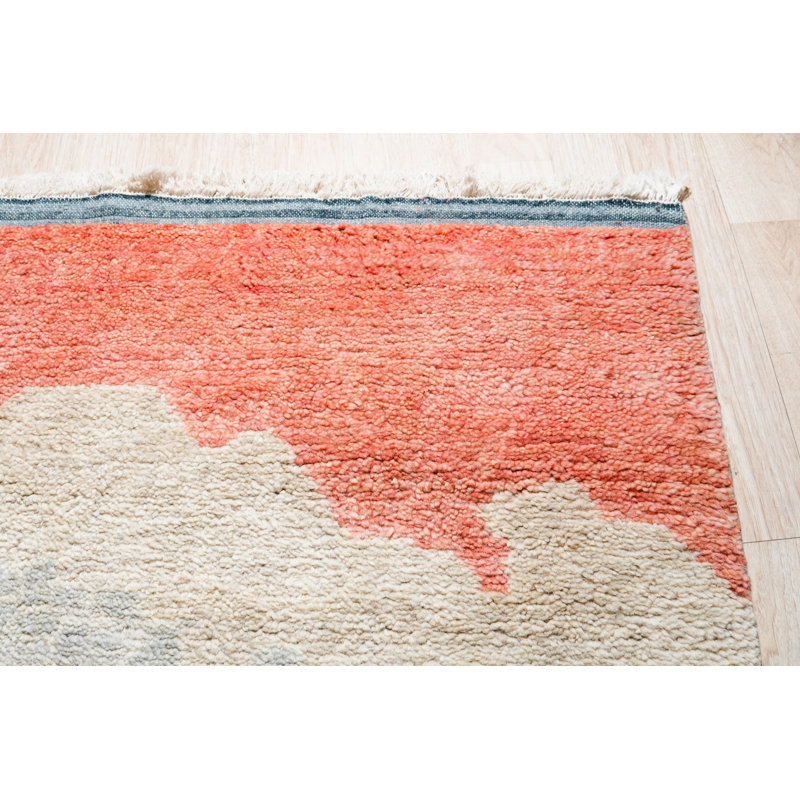 Tapis marocain contemporain vibrant, 9' x 12'
