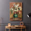 Imprimé floral rétro CCGX - Cavas enveloppés de galerie-237163854