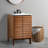 Calandre 24 " W Freestanding Standard Free Standing Single Double Single Vanity Bathroom Vanity With Ceramic Top-96677712