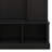 Hall Tree With Bench And Shoe Storage, Hall Tree With Adjustable Shelves, Arched Storage Bench With Cabinets, 7 Hooks-1589257334