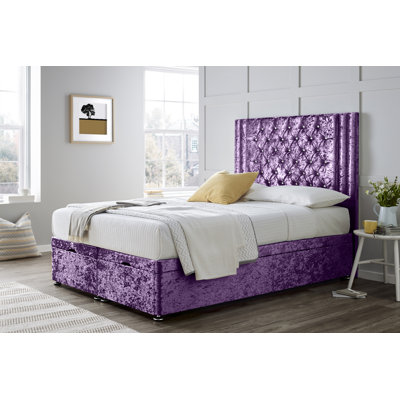 Divan Bed with 24" Headboard on Struts