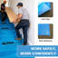 Revêtement de sol protecteur bleu AlphaCover 82 pi x 39,4 po x 2 mm