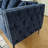 L Shaped Sectional Sofa , Convertible Storage Ottoman,Chenille ,Square Arm-11687848