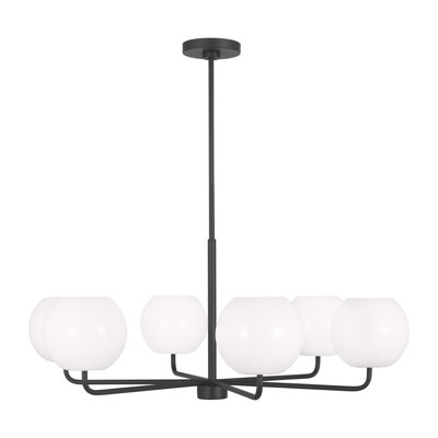 Jorund 6 - Light Dimmable Shaded / Spider Chandelier
