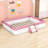 Upholstered Daybed with Guardrails and Stairs-1493688743-1493688740