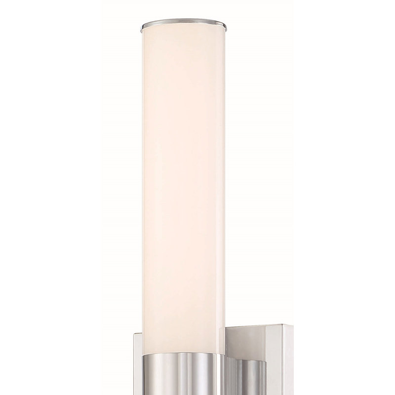 Camodeca Steel LED Armed Sconce, Chrome