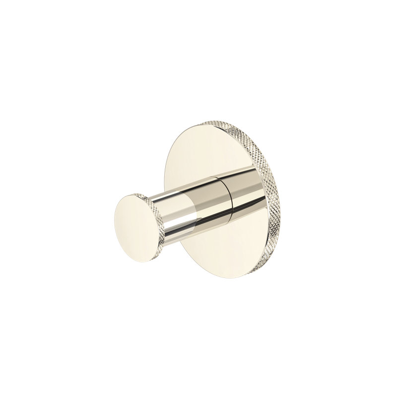 Amahle Robe Hook, Polished Nickel