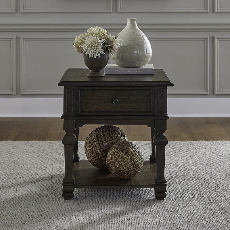 Dillmon 3 Piece Living Room Table Set w/ X-Style Accents