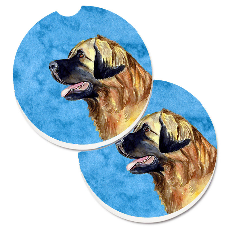 Sous-verre barbu collie voiture, Leonberger