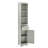 Grey Tall Bathroom Storage Unit - Freestanding With Drawer And Adjustable Shelf Cabinet
