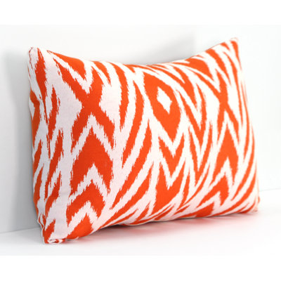 Pacifica Lumbar Ikat Outdoor Throw Pillow