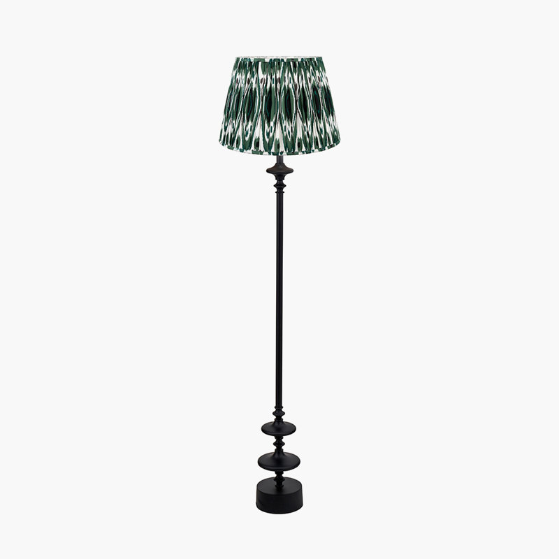 Benil 172cm Matte Traditional Floor Lamp, Green