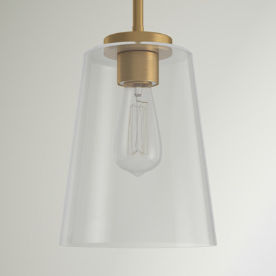 Luminaire suspendu conique à 1 lumière Macklin