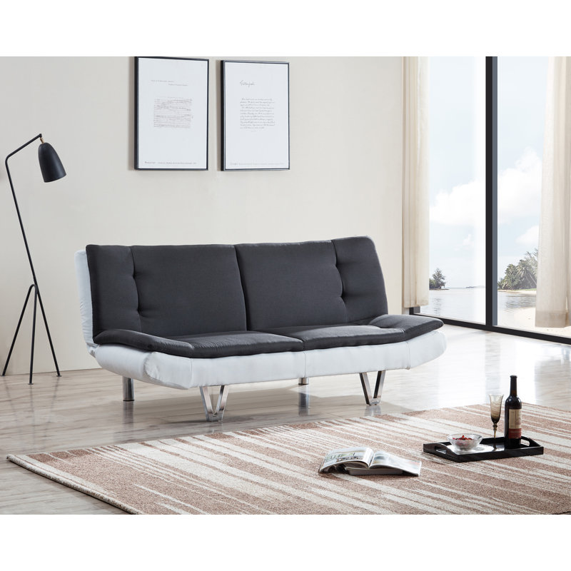 3 Seater Sofa Bed, Grey/Charcoal