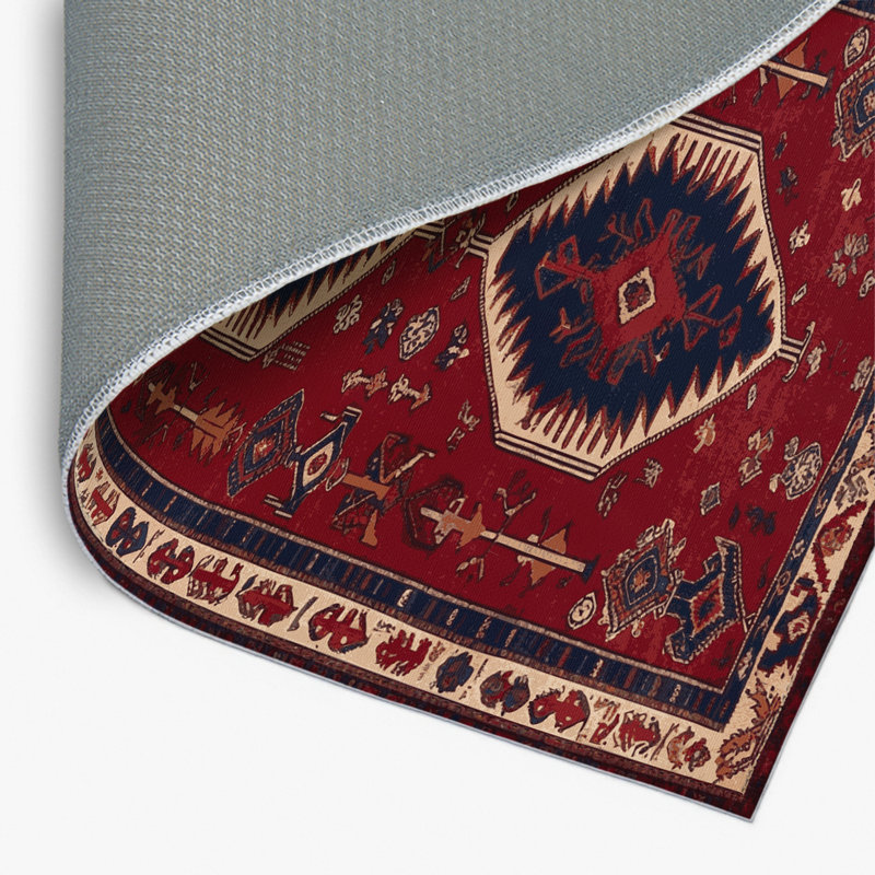 Tapis turc intérieur et extérieur brun, Rectangulaire 2 pi x 3 pi