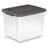 Sterilite ShelfTotes 50 Quart Clear Latched Plastic Storage Container