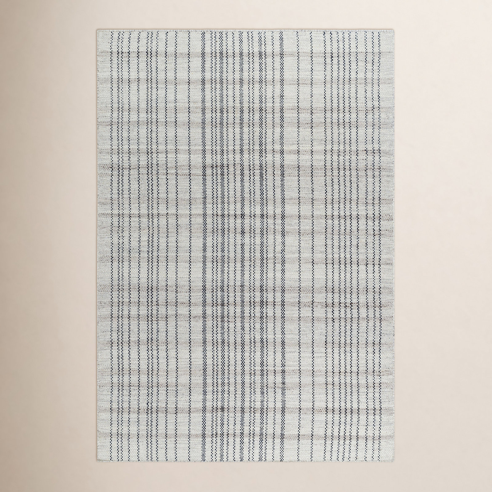 Loxe Flatweave Striped Rug, Rectangle 8'10" x 12'