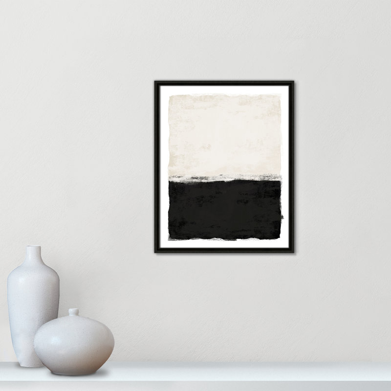 «Midnight II Print» par Natalie Carpentieri, 17.5' W x 21.5' H, Flottant espresso