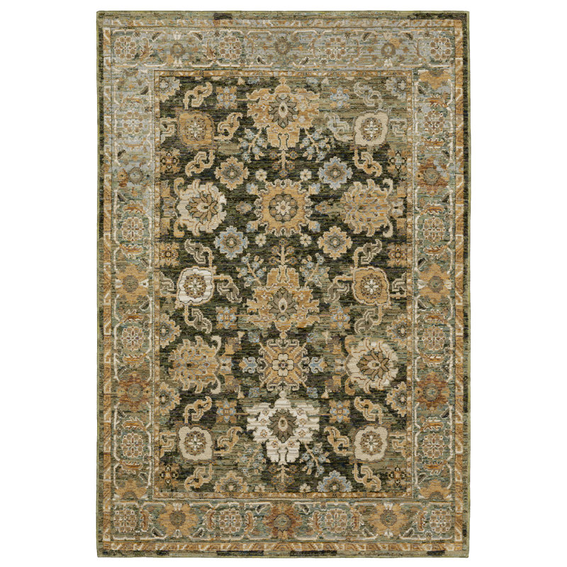 Lusher Oriental Indoor Rug, Rectangle 5'3" x 7'3"